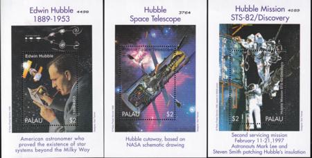 US 454-56 Trust Territories Palau NH VF Hubble Telescope S/S