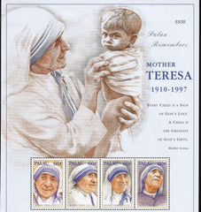 US 457 Trust Territories Palau NH VF Mother Teresa M/S