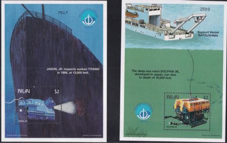 US 459-60 Trust Territories Palau NH VF Deep Sea Robots S/S