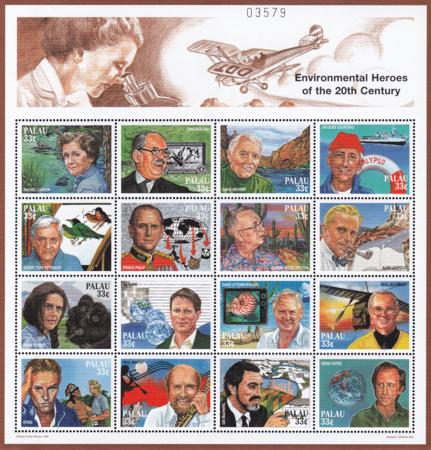 US 479 Trust Territories Palau NH VF Environmental Heroes M/S