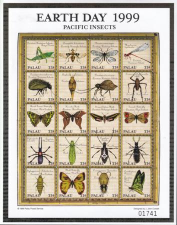 US 506 Trust Territories Palau NH VF Earth Day M/S