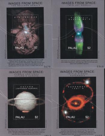 US 525-28 Trust Territories Palau NH VF Hubble Images S/S