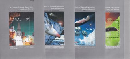 US 549-52 Trust Territories Palau NH VF Space Craft S/S