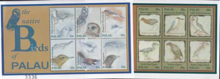 US 553-54 Trust Territories Palau NH VF Birds M/S