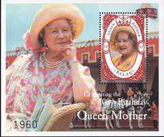US 580 Trust Territories Palau NH VF Queen Mother S/S