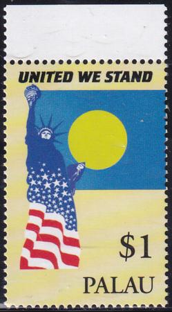 US 645 Trust Territories Palau NH VF United We Stand