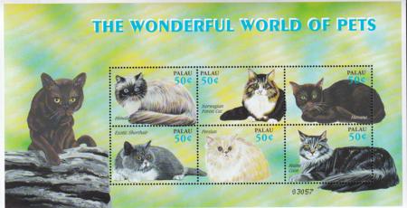 US 680 Trust Territories Palau NH VF Cats M/S