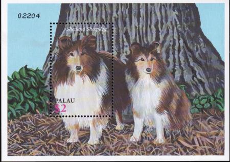 US 683 Trust Territories Palau NH VF Dogs S/S