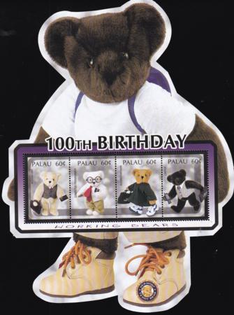US 705 Trust Territories Palau NH VF Teddy Bear M/S