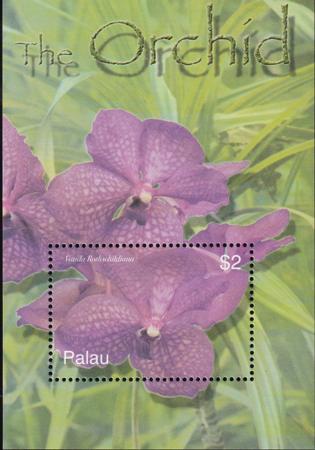 US 718 Trust Territories Palau NH VF Orchids S/S