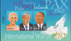 US 769 Trust Territories Palau NH VF Year Of Peace S/S