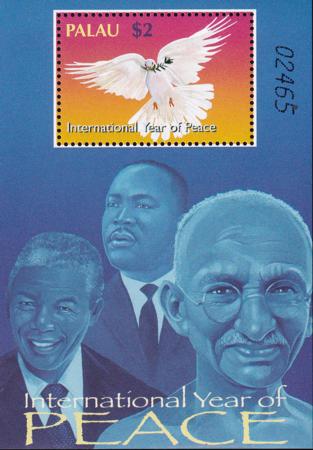 US 770 Trust Territories Palau NH VF Year Of Peace M/S