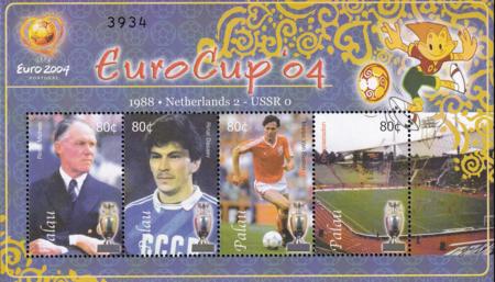 US 779 Trust Territories Palau NH VF Soccer Euro-Cup M/S