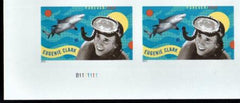 US 5693a Modern Imperf Eugenie Clark Pair