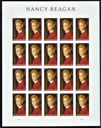 US 5702a Modern Imperf Nancy Reagan Sheet