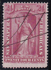 US PR17 Newspapers Used F Nect Pen Cancel