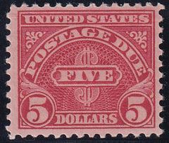 US J78 Postage Dues Mint LH F-VF Early Red Shade