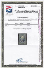 US 17 Early Classics Mint LH F-VF Fresh OG 3 1/2 Margins PSE Cert.