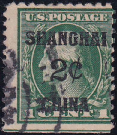 US Shanghai Overprints K1 - Stamps and Covers Ave Used Faulty