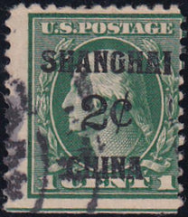 US Shanghai Overprints K1 - Stamps and Covers Ave Used Faulty