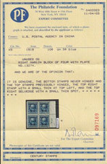 US Shanghai Overprints K5 - Stamps and Covers VF NH Plate # Single PFC For Block