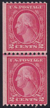 US 450 Washington / Franklin Mint NH F-VF Line Pair