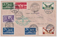 Switzerland 1932 Swiss Flight to Danzig