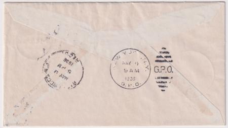 Switzerland 1936 1st North America Flight Cover