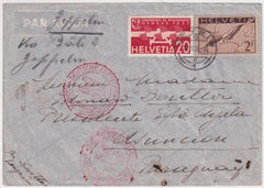 Switzerland 1936 10th South America Zeppelin Flight Cover