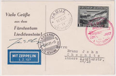 Liechtenstein 1931 Specially Printed Postal Museum PPC with C7