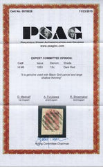 US Possessions - Hawaii 6 Used F-VF 3 3/4 Margins Thin, Beautiful Cancel PSAG Cert