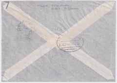 Switzerland 1938 Registered Airmail Cover Flims Walhaus to Buenos Aires