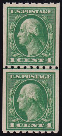 US 410 Washington / Franklin NH F-VF Line Pair - Pristine