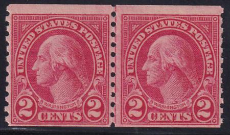 US 599A Mint NH F+ Line Pair PSE Cert