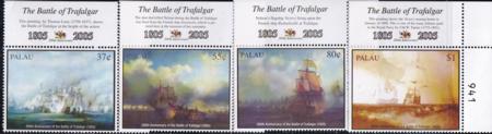 US 816-19 Trust Territories Palau NH VF Battle Of Trafalgar
