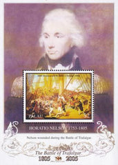 US 820 Trust Territories Palau NH VF Battle Of Trafalgar S/S