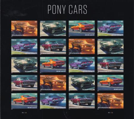 US Modern Imperf Pony Cars Block