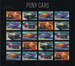 US Modern Imperf Pony Cars Block