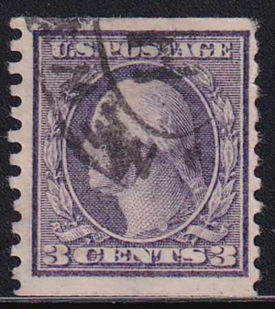 US 456 Washington / Franklin Used F-VF Few Shorter Perfs Top Eight