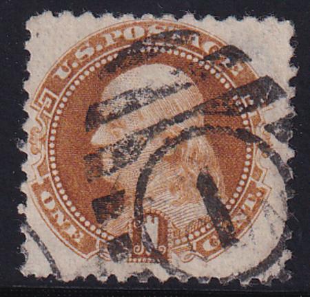 US 133a Pictorials Used F-VF Brown Orange Thin - Scarce Used!