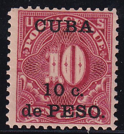 US Possessions - Cuba J4 Mint NH F-VF