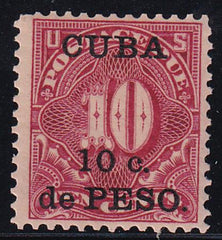 US Possessions - Cuba J4 Mint NH F-VF