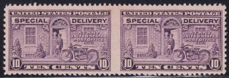US E15c Error Mint NH VF Pristine Imperf Between Pair