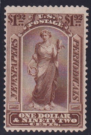 US PR24 Newspapers  Mint F-VF Short Perfs At Right