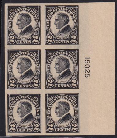 US 611 LH VF Plate Block