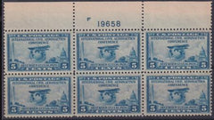 US 650 NH VF Plate # Block Of 6