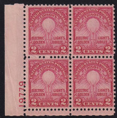 US 655 NH F-VF Plate Block