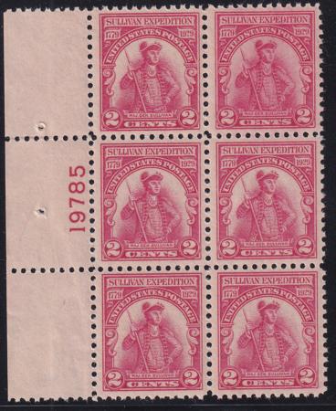 US 657 LH VF Plate Block
