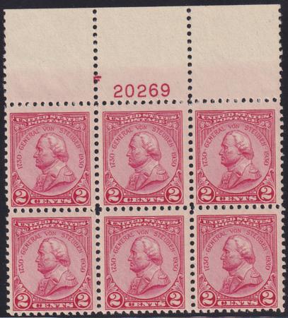 US 689 NH F-VF Top Plate Block