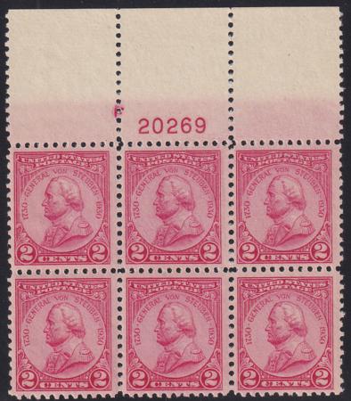 US 689 NH F-VF Top Plate Block